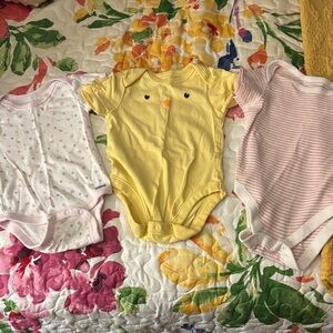 Bundle 6-9 months baby girls onesies